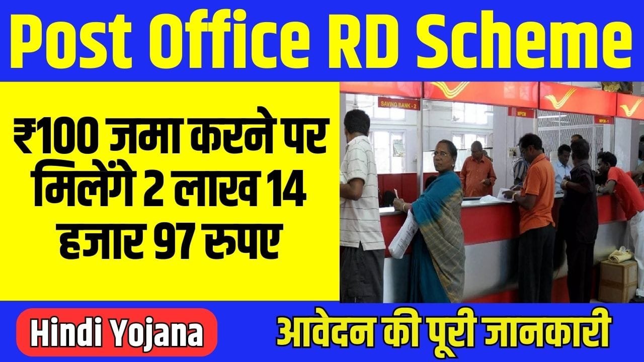 Post Office RD Scheme