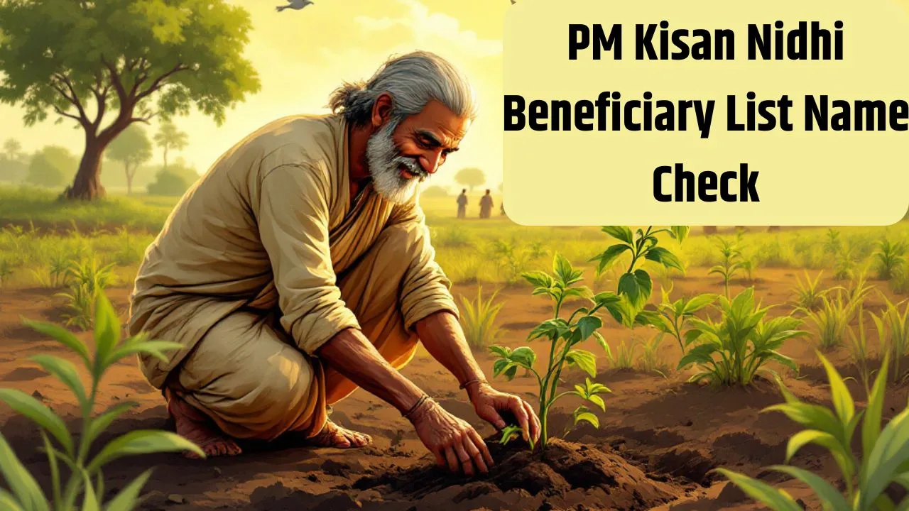 PM Kisan Nidhi Beneficiary List Name Check